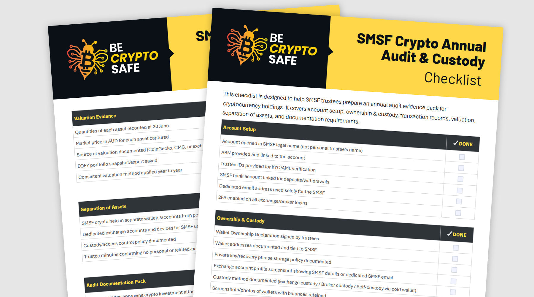 SMSF Crypto Annual Audit Checklist